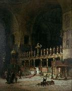 David Dalhoff Neal INTERIOR OF ST.MARKS,VENICE oil painting reproduction
